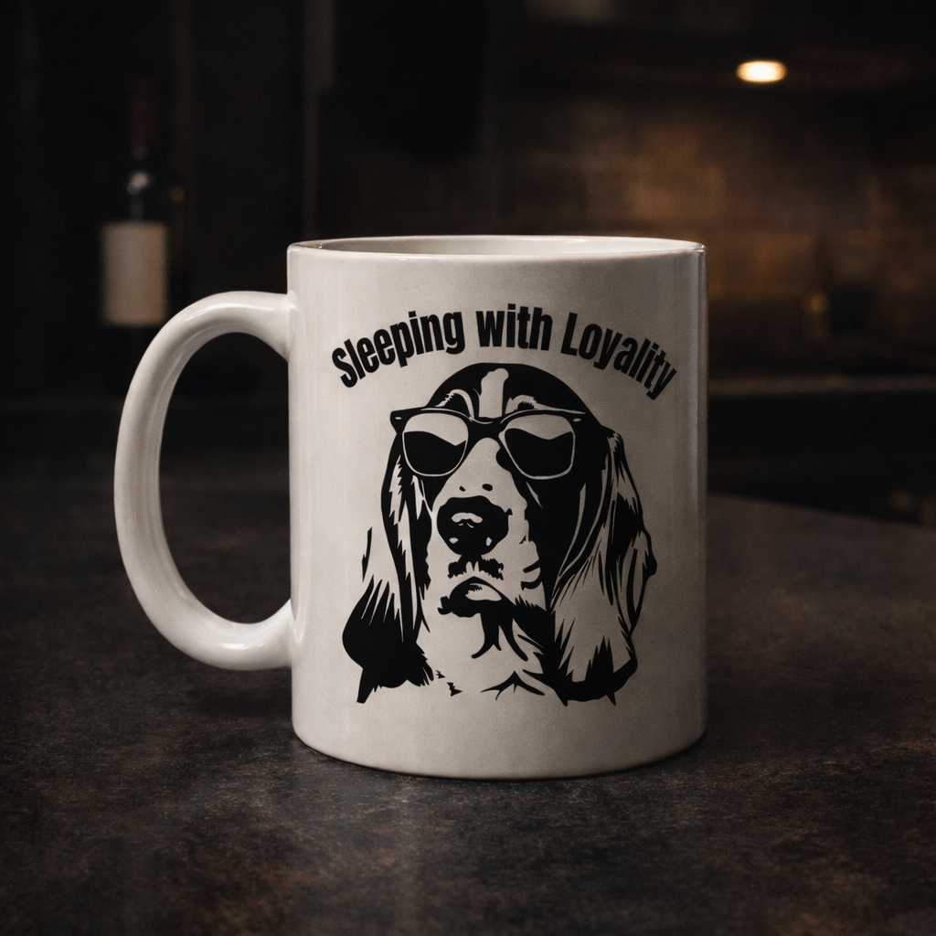 Sleeping with Loyalty | Sarcastic Dog Lover Gift