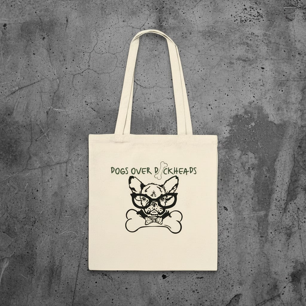 Let the Tote Judge | Sarcastic Dog Lover Gift | Reusable Cotton Tote